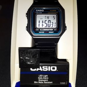 Casio men's black watch